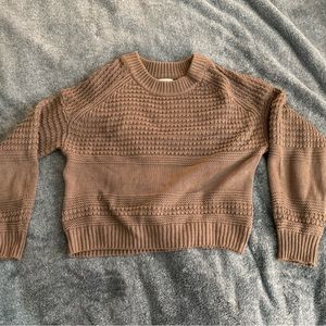 Brown sweater